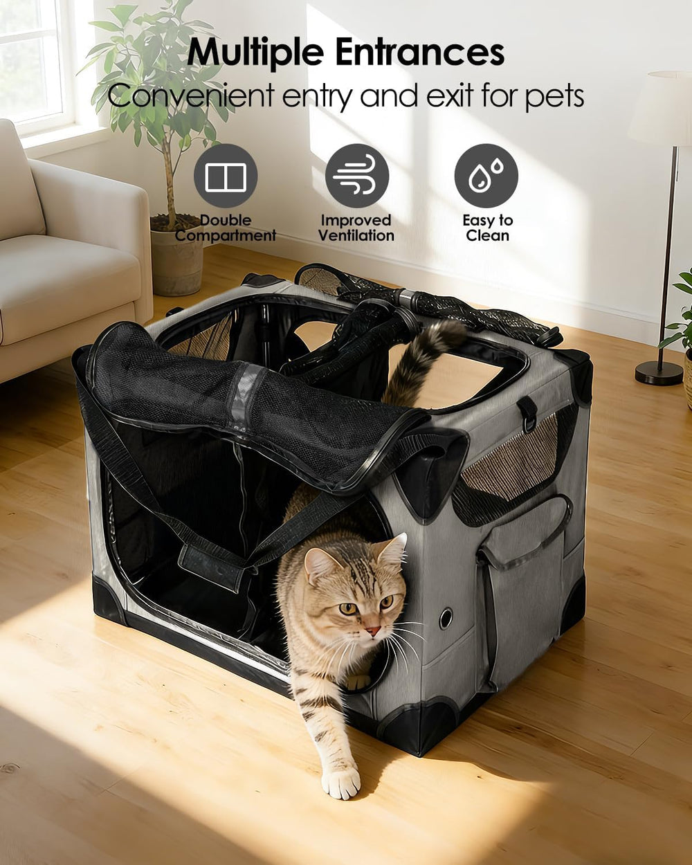 FuzzyNest comparé à un chat pour visualiser dimensions et capacité