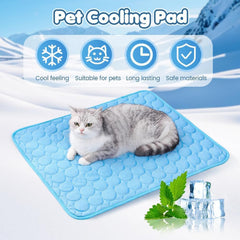 FVELPLT tapis posé sur canapé offrant confort rafraîchissant au chat