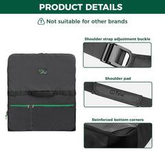 FXW poches avant ouvertes contenant gamelle et laisse pour organisation