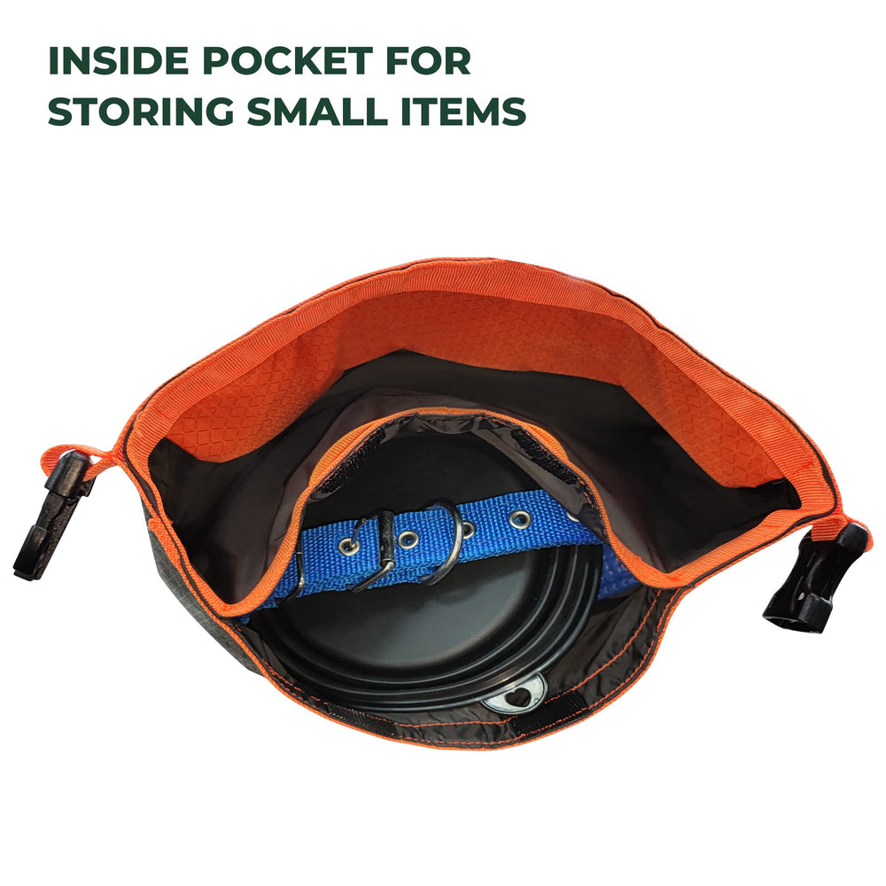 FXW sac poche intérieure stockant friandises laisse et gamelle pliable