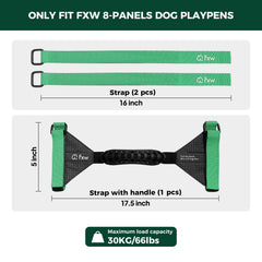 FXW sangle poignée PVC tenue à la main facilitant transport ergonomique