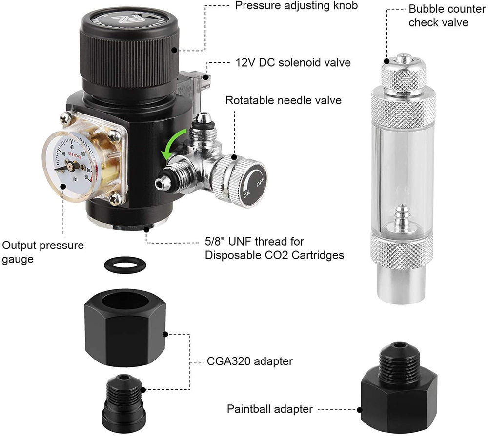 FZONE compteur de bulles visible avec clapet anti-refoulement pour sécurité