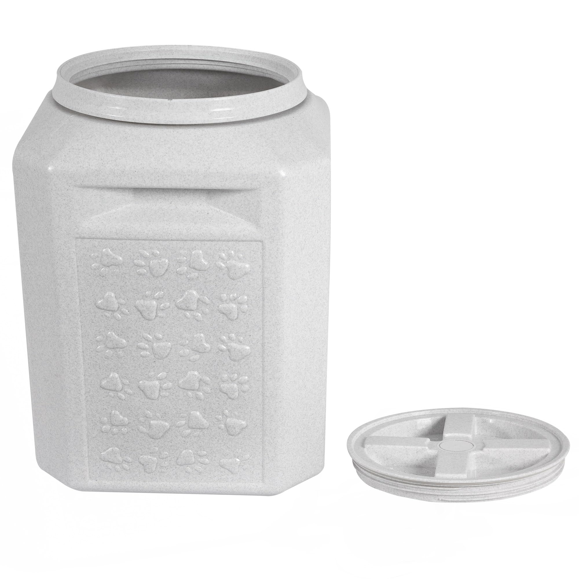 Gamma2 Vittles Vault gros plan du couvercle avec filetage pour étanchéité