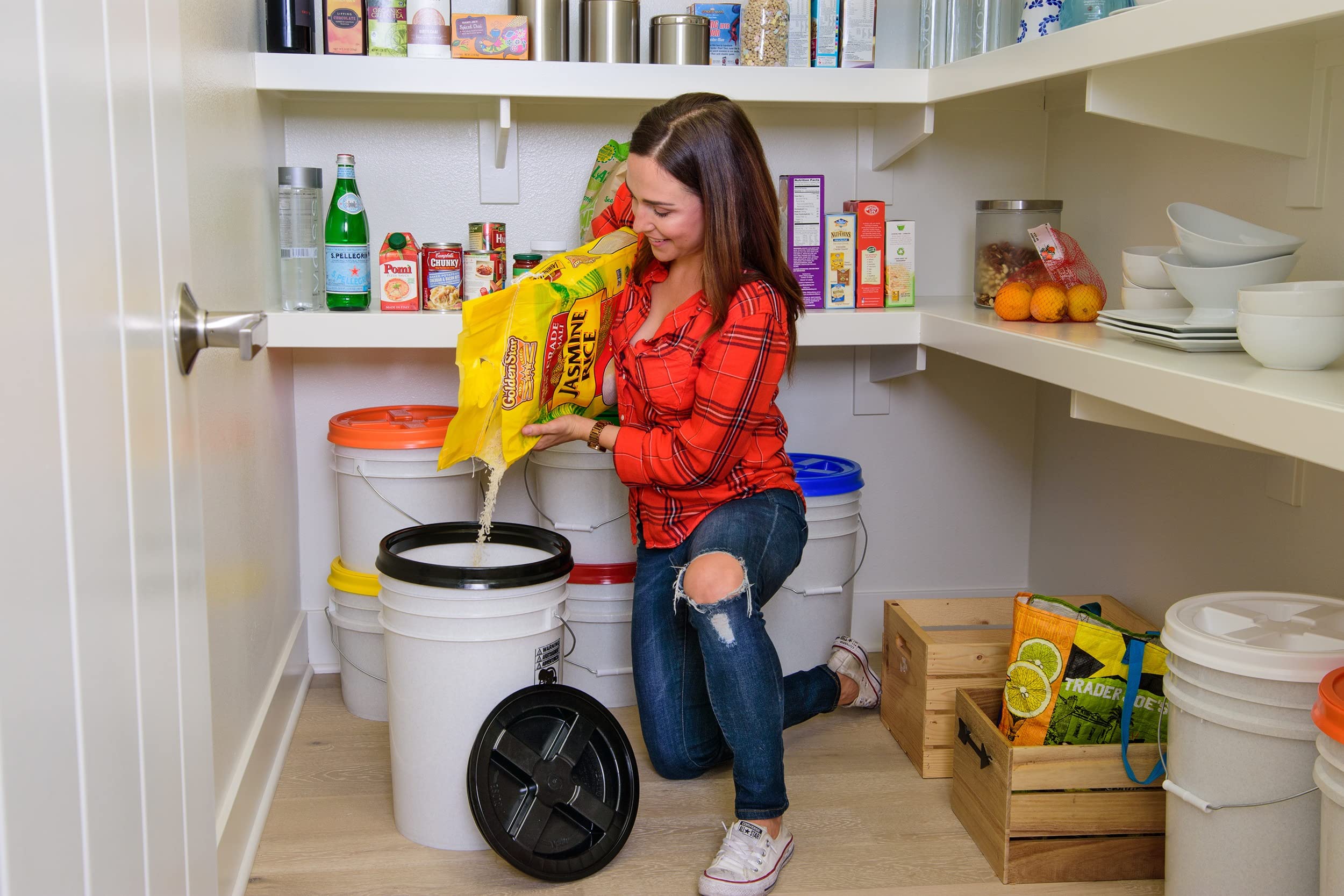 Gamma2 matériau HDPE sans BPA présenté avec étiquette de sécurité