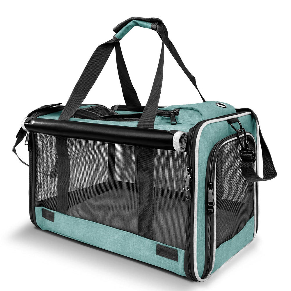 GAPZER vue avant du sac transport pour petit chien montrant ouverture et structure protectrice