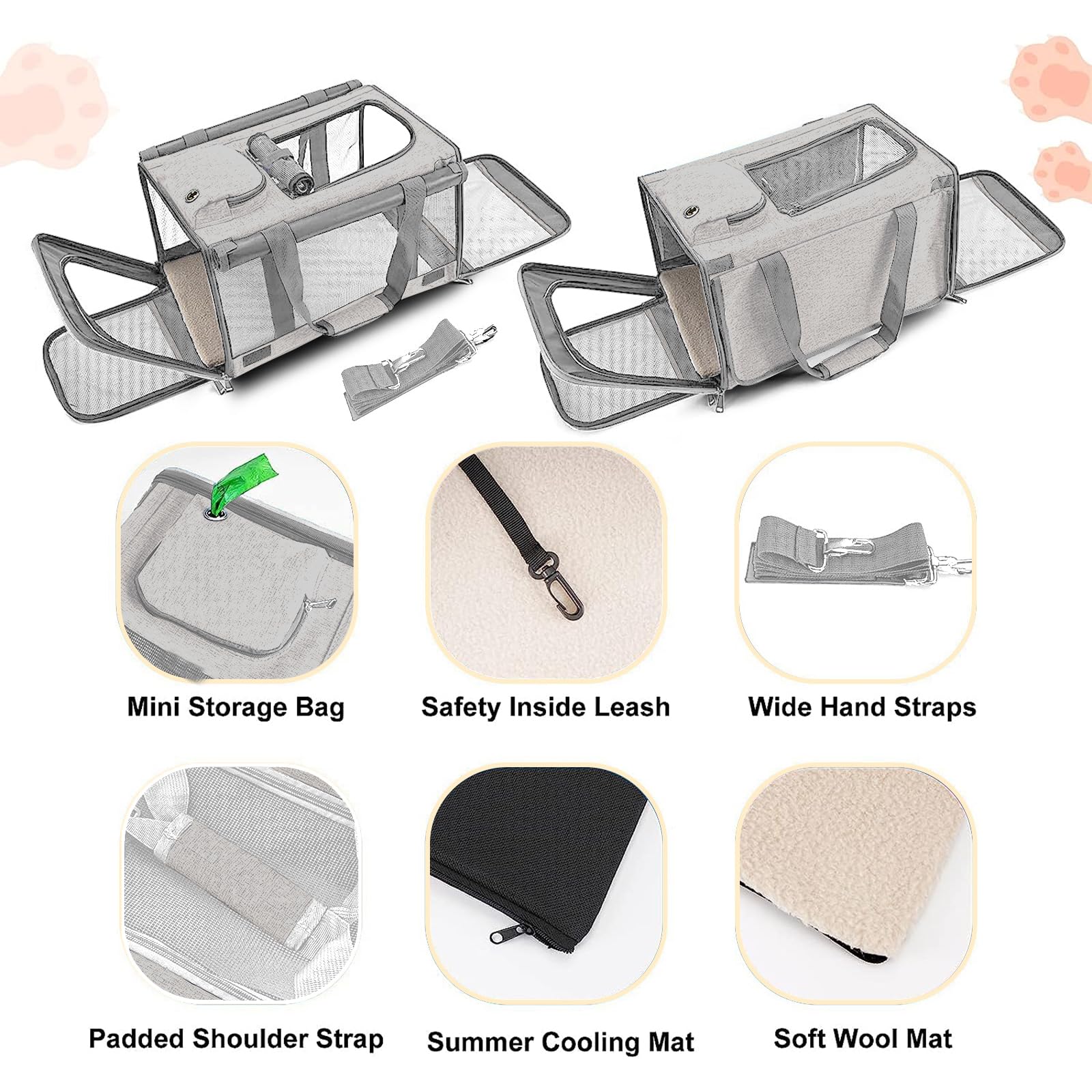 GAPZER intérieur avec doublure fausse peau d'agneau confortable et lavable