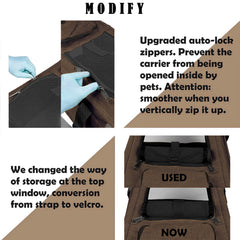 GAPZER sac plié à plat pour un rangement compact et gain de place