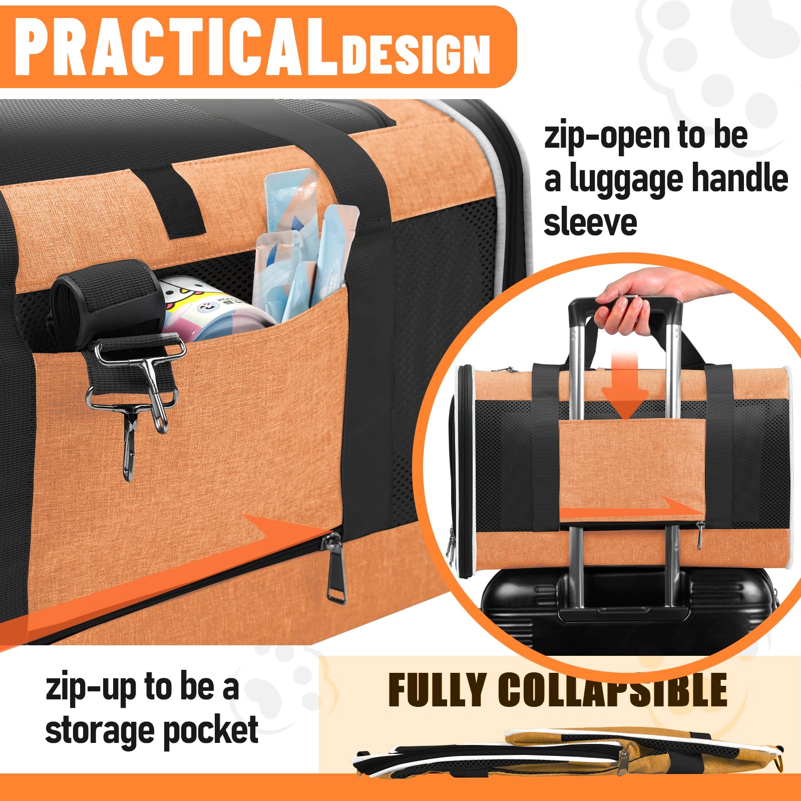 GAPZER transporteur fixé sur une valise illustrant mobilité en voyage