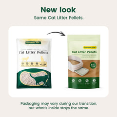 Litière Gardner Pet dans un bac Breeze démontrant passage du liquide