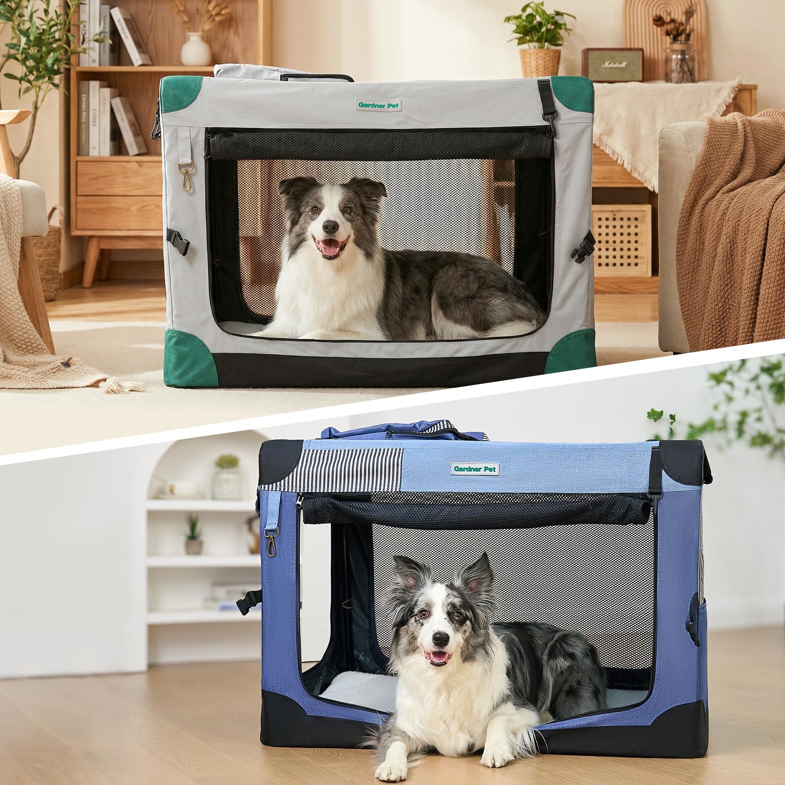 Gardner Pet comparaison taille avec chien démontrant dimension 26"