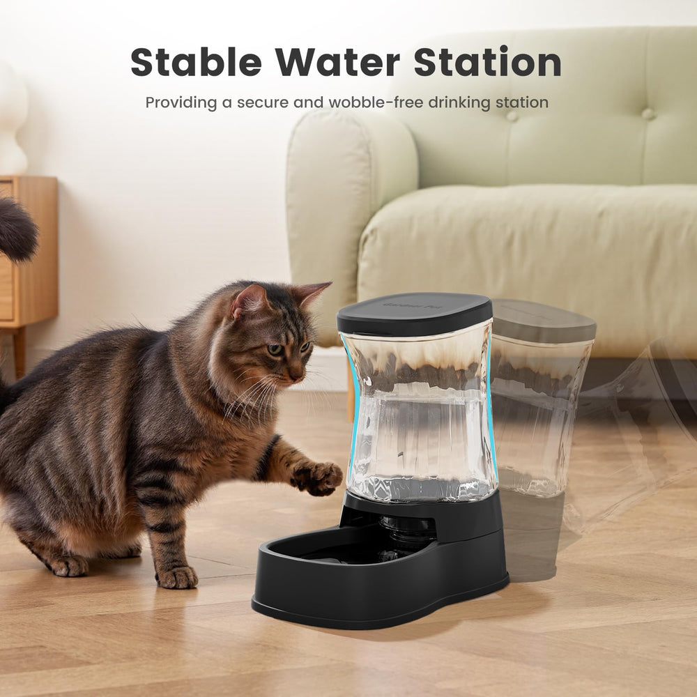 Gardner Pet comparaison d'échelle montrant capacité d'1 gallon