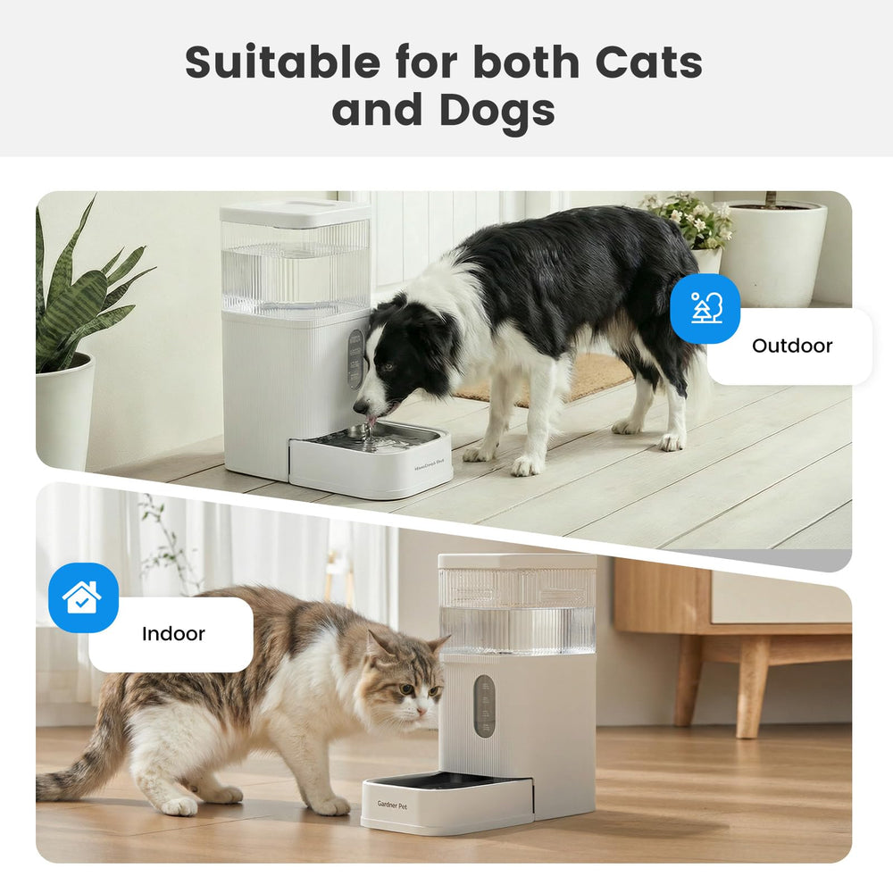 Gardner Pet comparaison d'échelle pour visualiser la capacité 11 L du réservoir