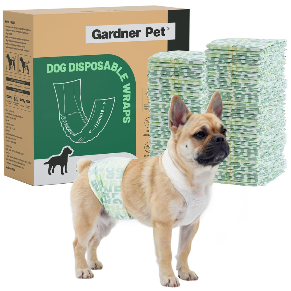 Gardner Pet emballage avant montrant le lot de 50 et avantages principaux