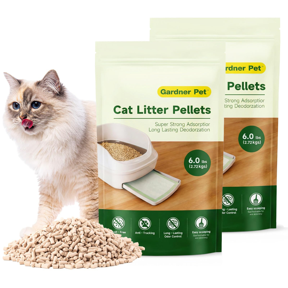 Gardner Pet emballage avant montrant le conditionnement pratique et l'usage ciblé