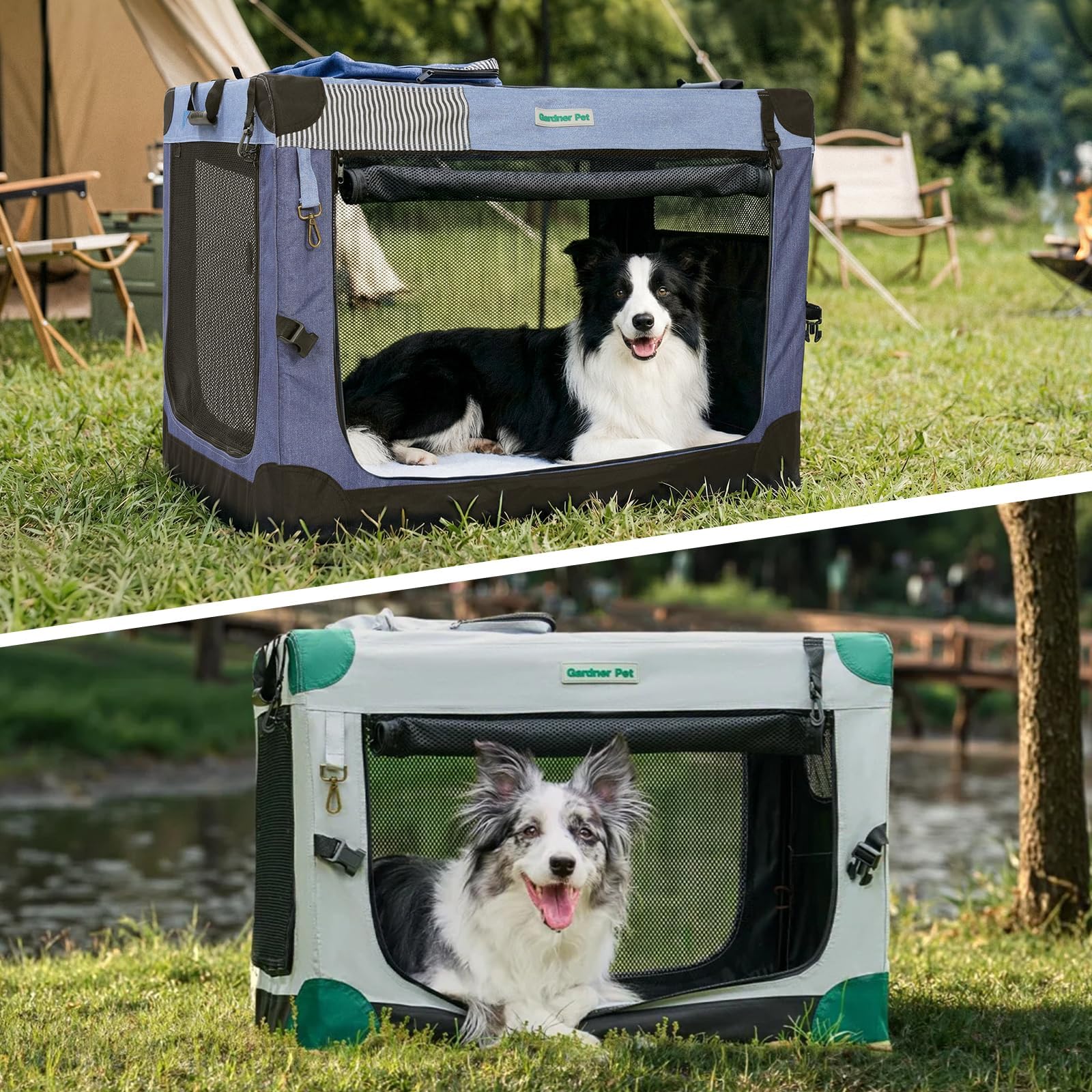 Gardner Pet cage installée dans coffre pour transport sûr