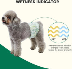 Gardner Pet velcro ajustable maintient la couche sans arracher le pelage