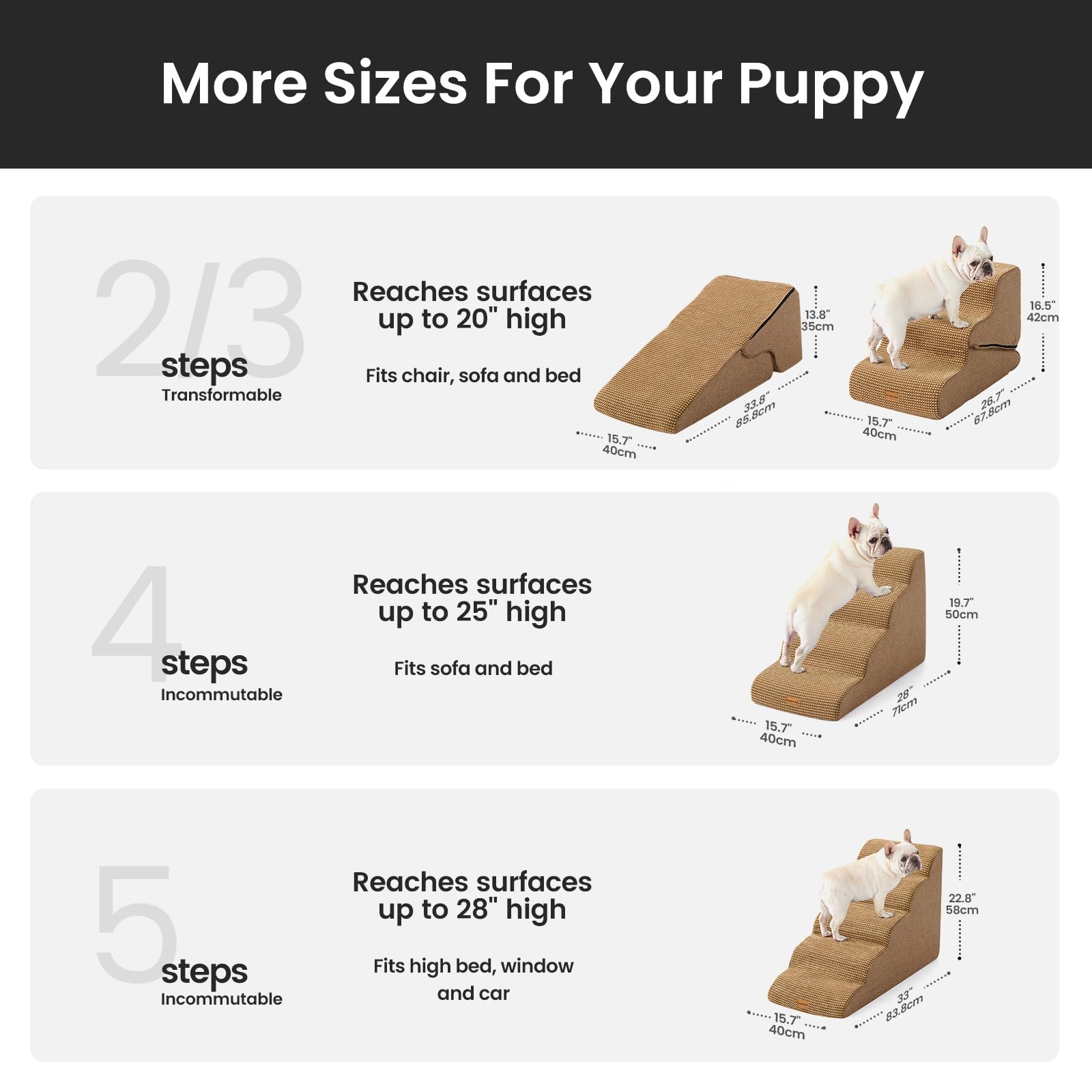 Gardner Pet housse détachable avec fermeture éclair, facile à laver et imperméable