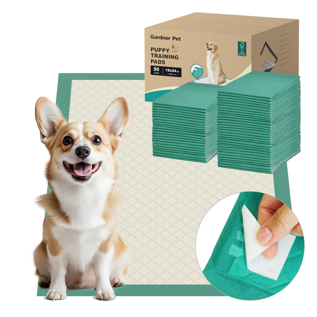 gardner pet emballage avant montrant l’essentiel et facilité d’utilisation