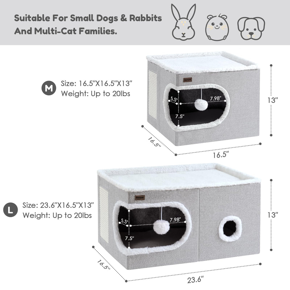 Garnpet coussin intérieur détachable illustrant confort et lavage facile