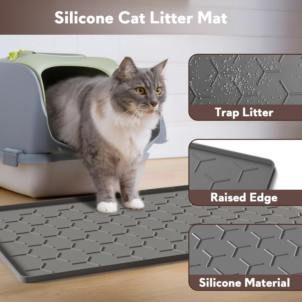 Garoopion gros plan texture silicone déloge la litière des pattes