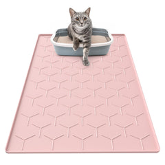 Garoopion tapis devant bac rose montrant capture de litière