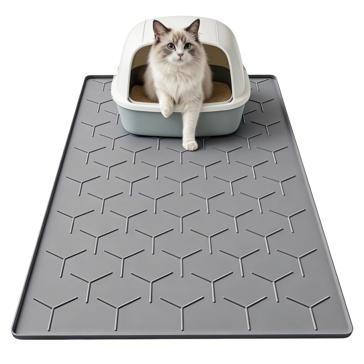 Garoopion tapis litière face avant protégeant le sol efficacement