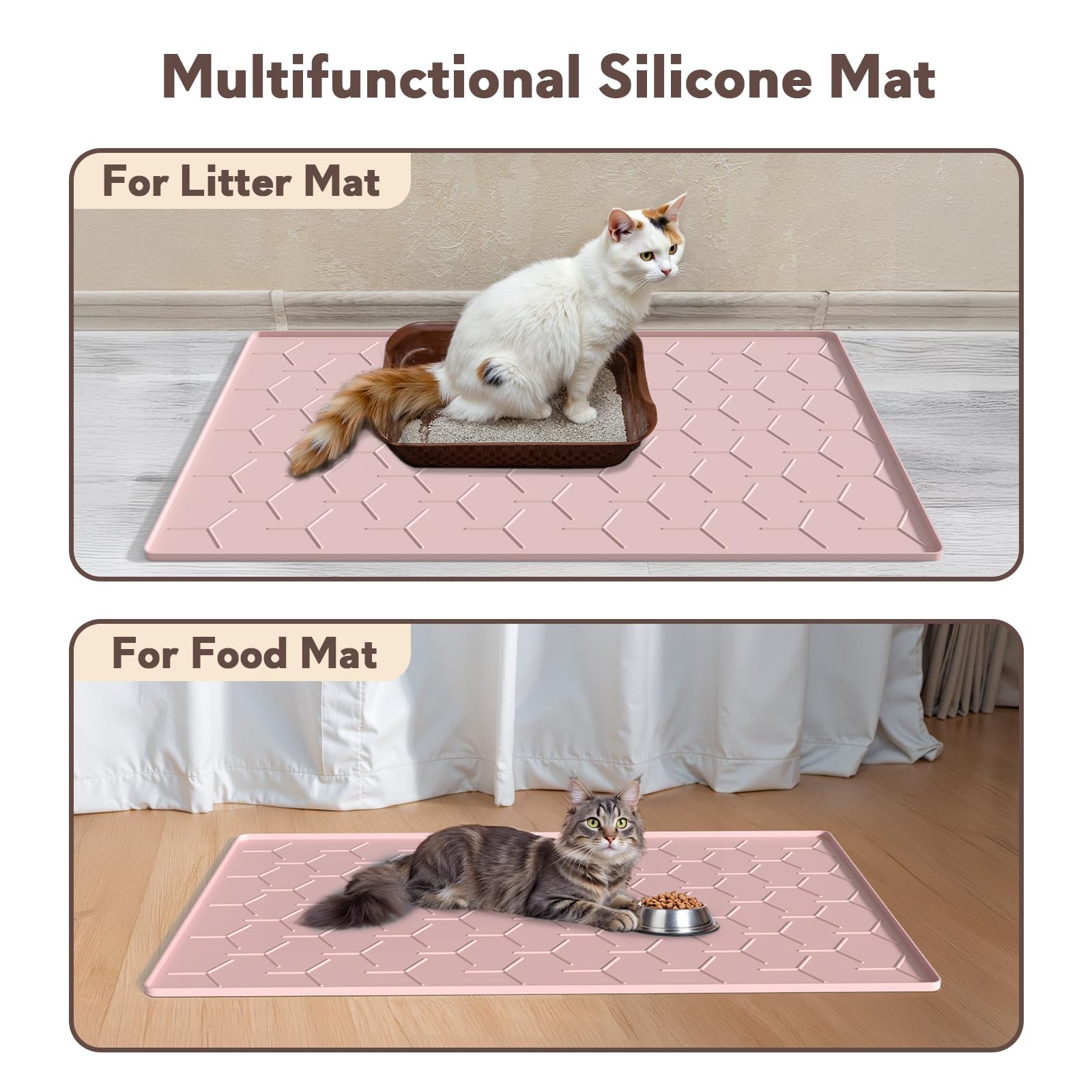 Garoopion tapis utilisé comme sous-assiette pour hygiène repas