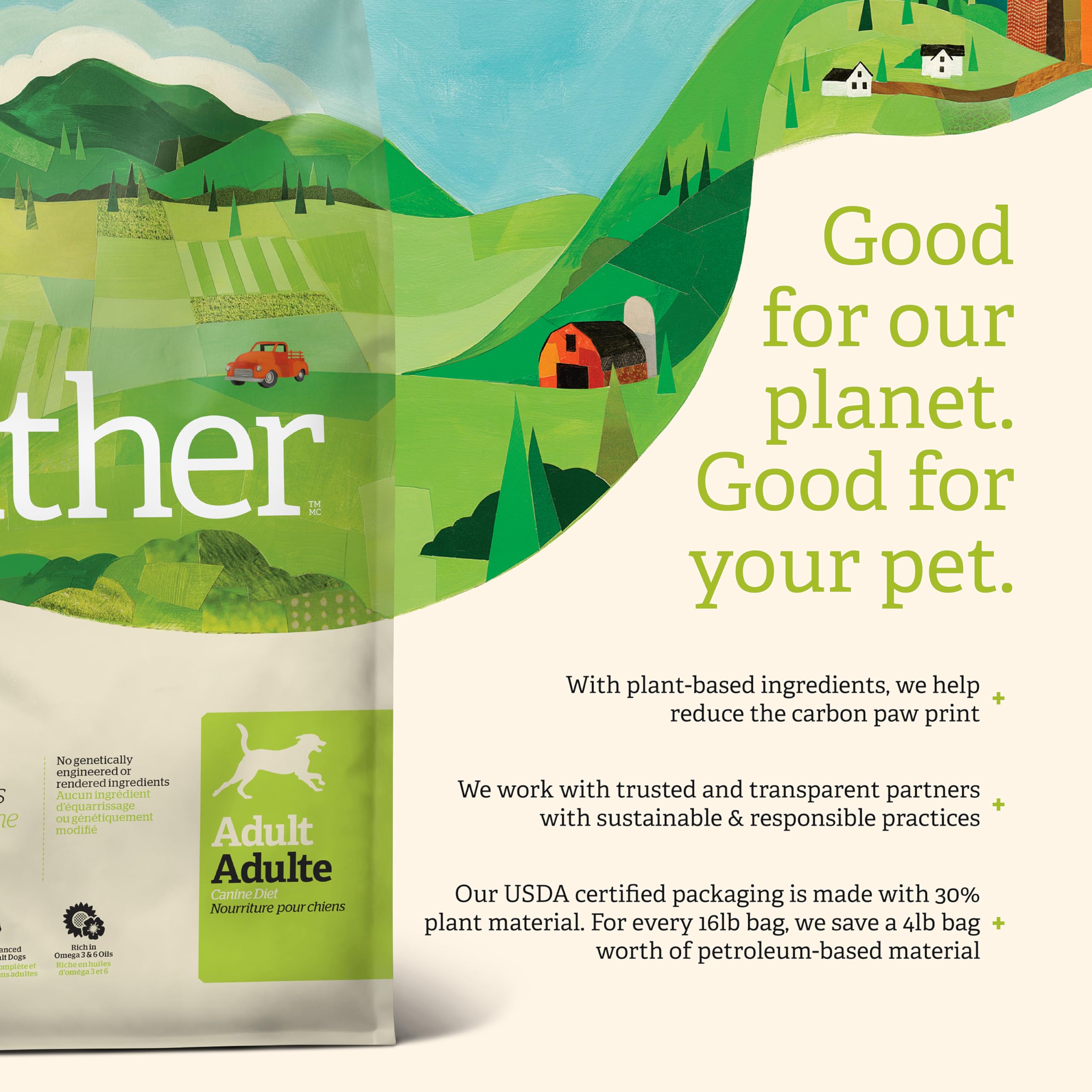 GATHER paysage de ferme coopérative montrant pratiques agricoles responsables