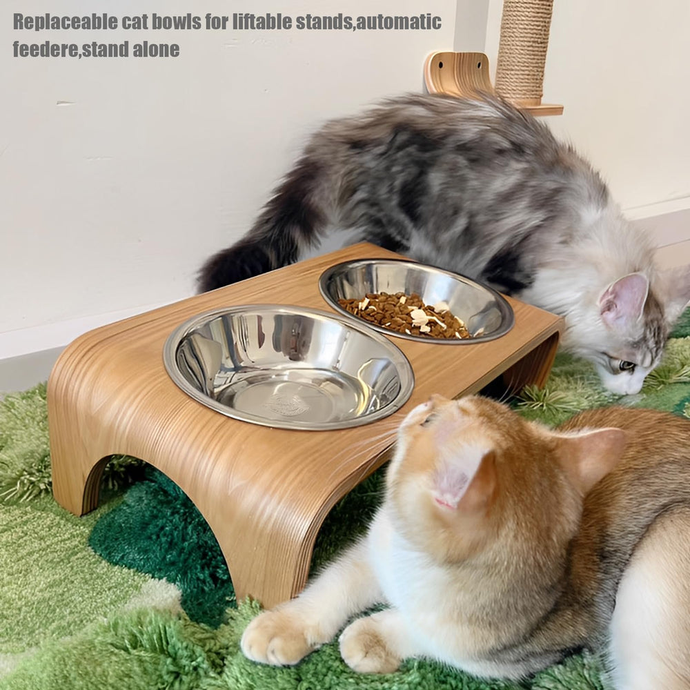 GCVOPTON mise en scène cuisine bol stable pour chats d'intérieur