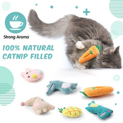 Gejoy chat jouant avec peluche stimule activité et chasse