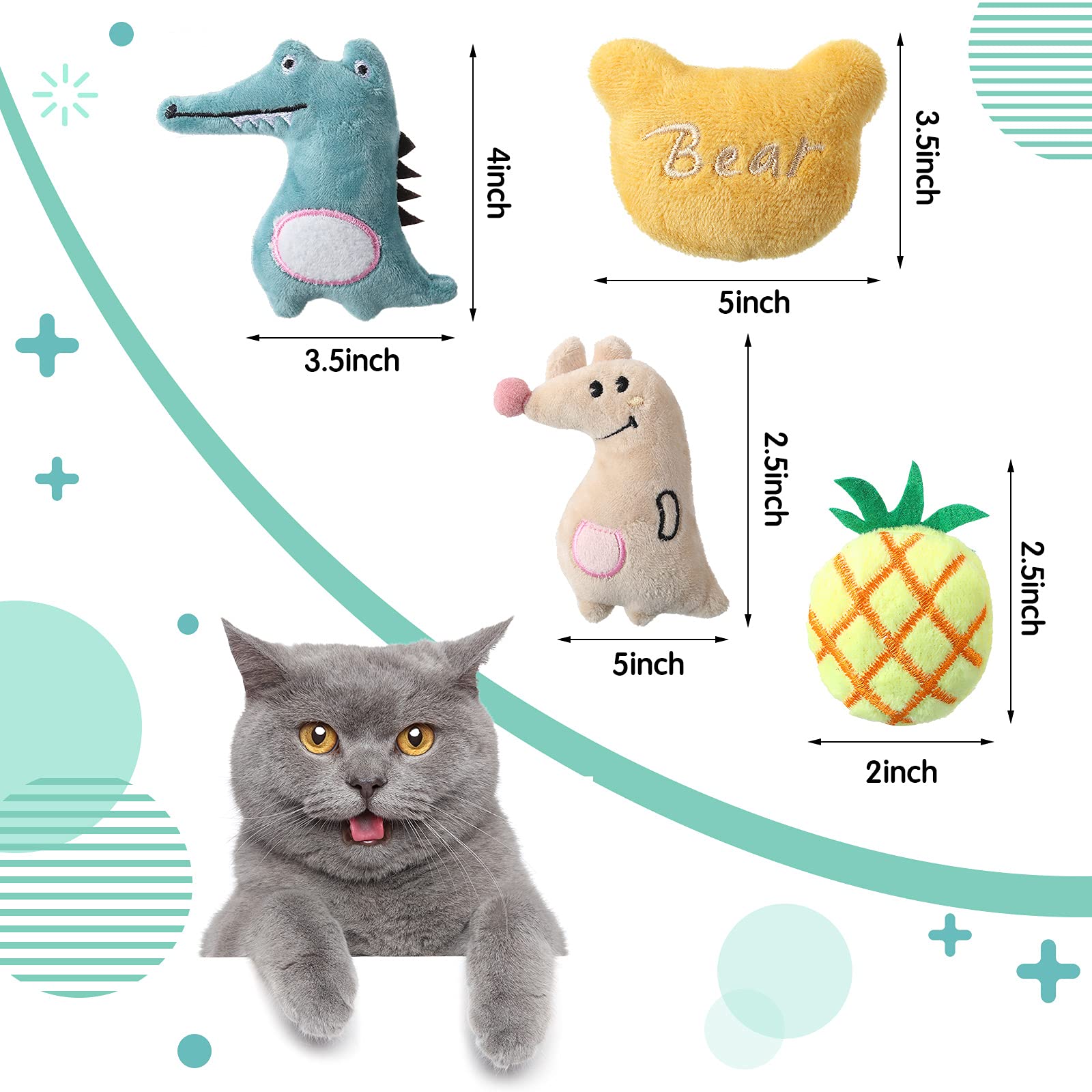Gejoy gros plan peluche texture douce résistante et sûre