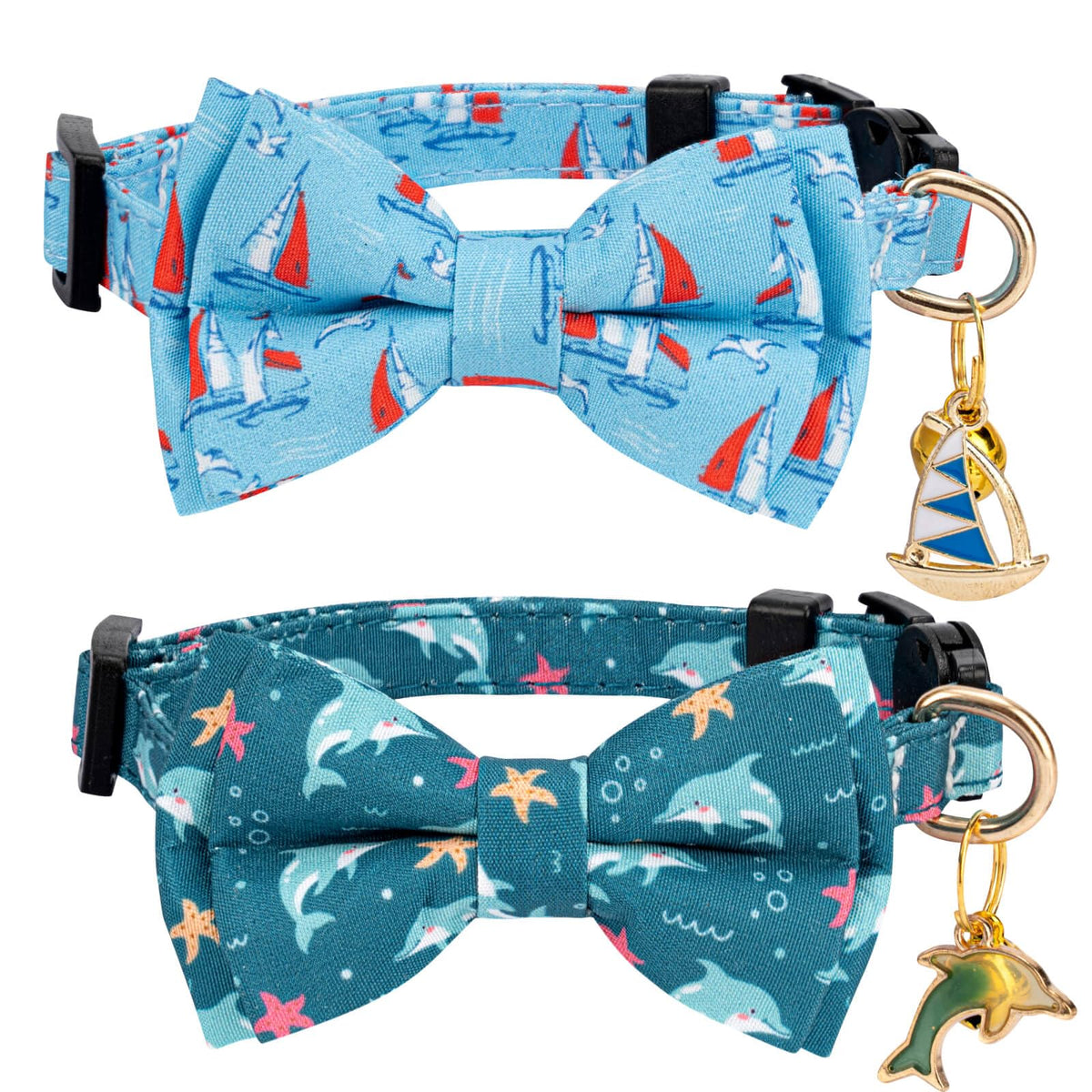 Gelwoo pack avant montrant deux colliers lavande et fleurs, style élégant