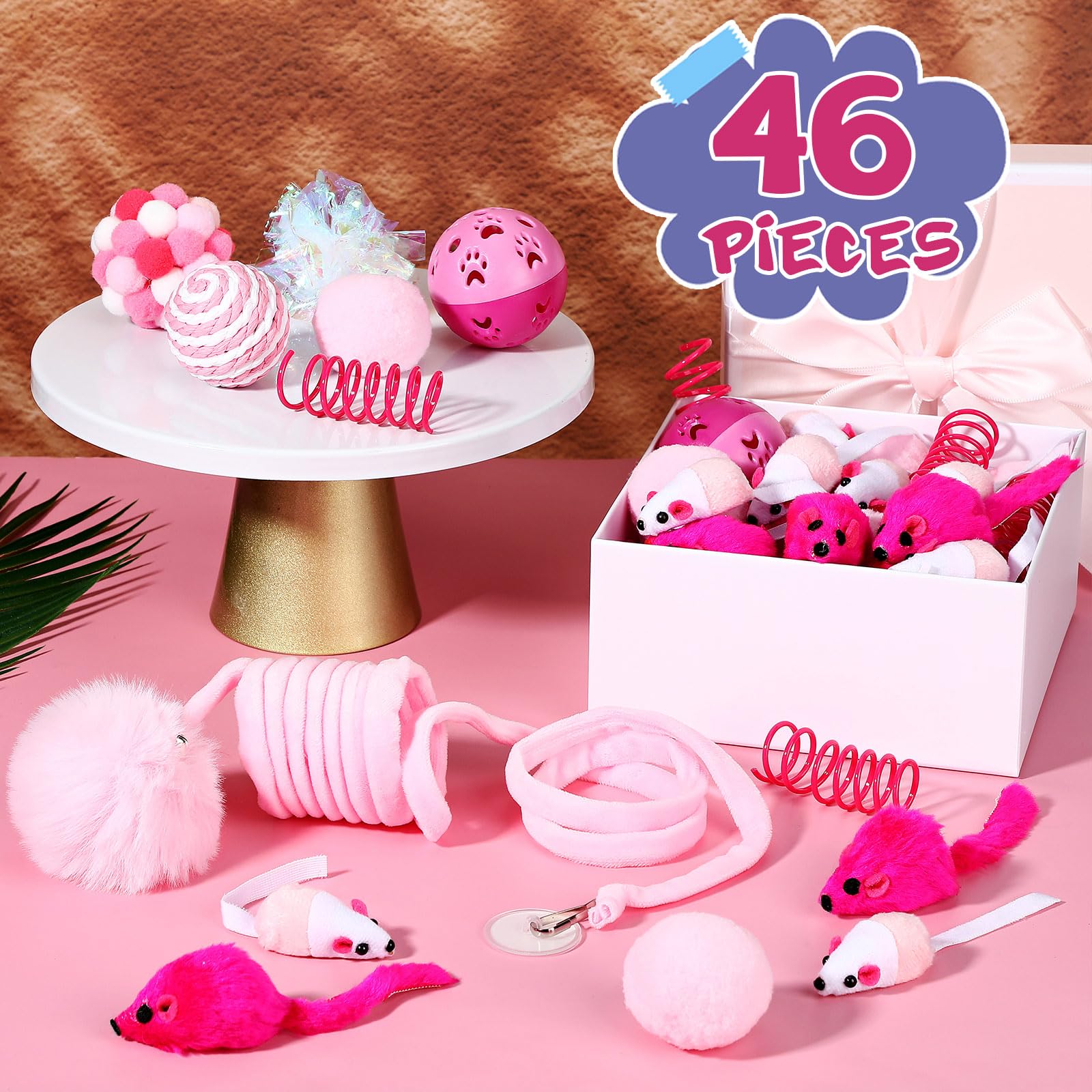 gemscream balle crinkle texturée pour rebonds et jeu actif