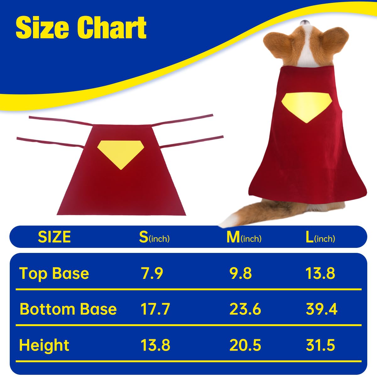 Generic comparaison taille 35cm montrant ajustement adapté petites races