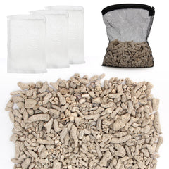 Generic crushed coral emballage avant montrant le sac de 500 g et l'étiquette bénéfice