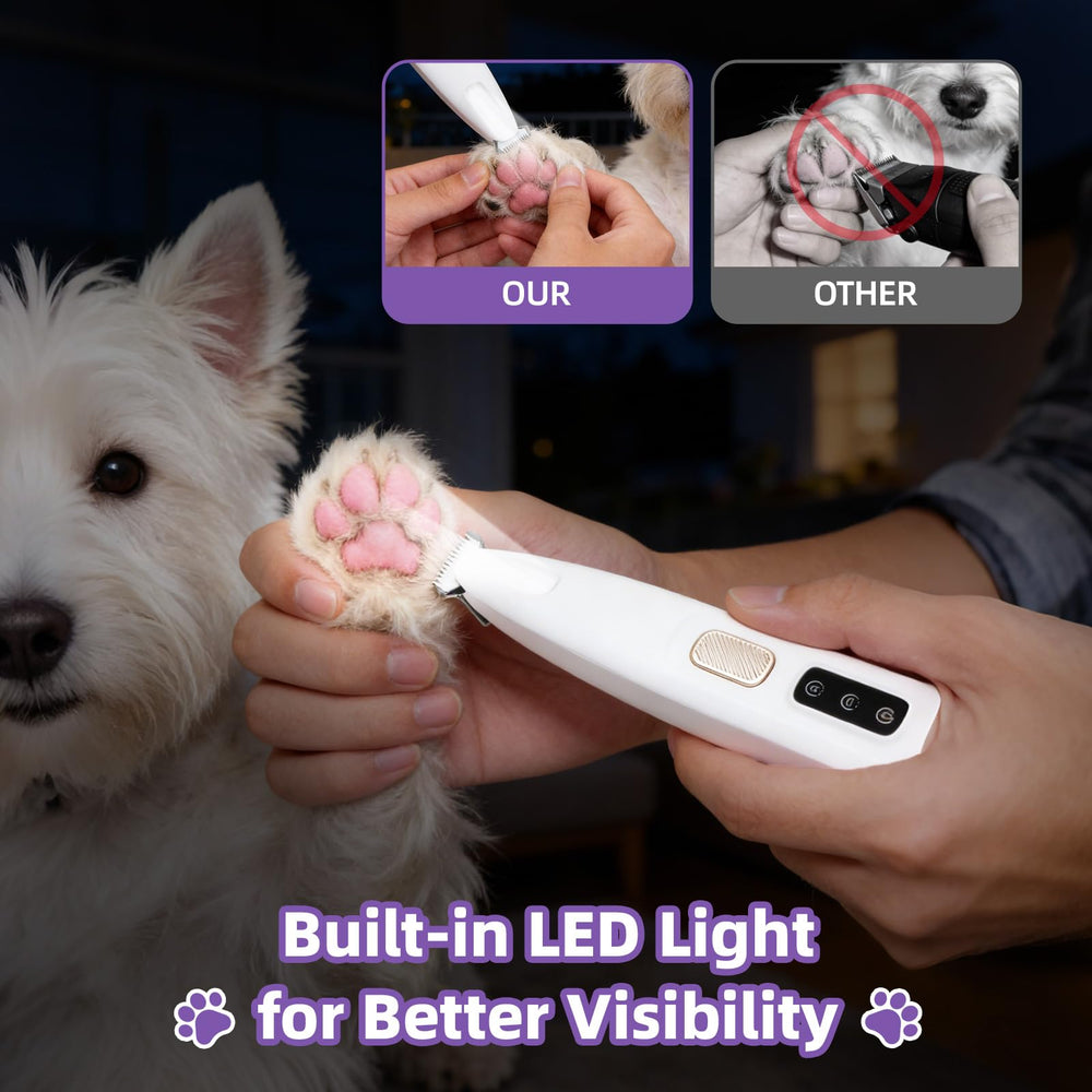 Generic Dog Paw Trimmer usage sur patte de chien pour coupe précise et sûre