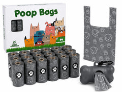 Generic boîte de 20 rouleaux affichant 300 sacs, rangement pratique