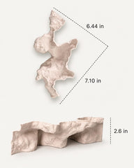 Generic grotte vue de dessus recouverte de substrat pour intégration naturelle