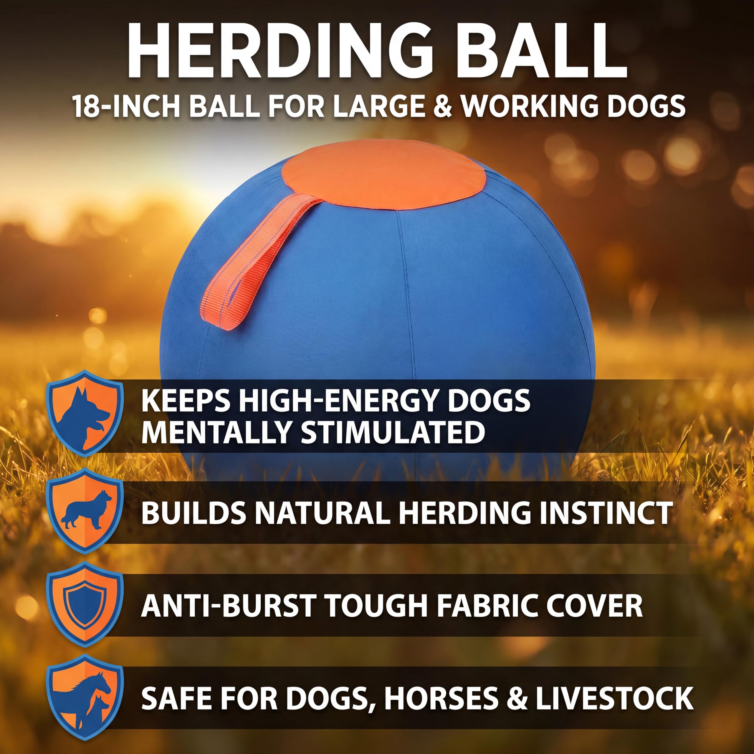 Generic chien poussant la balle en action bénéfice exercice et stimulation