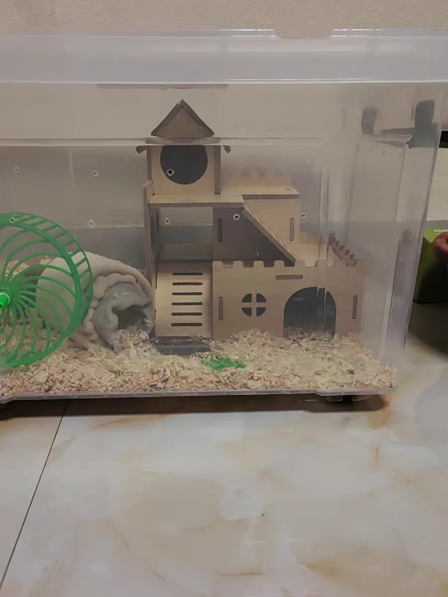 Generic maison hamster taille comparaison pour vérifier compatibilité cage