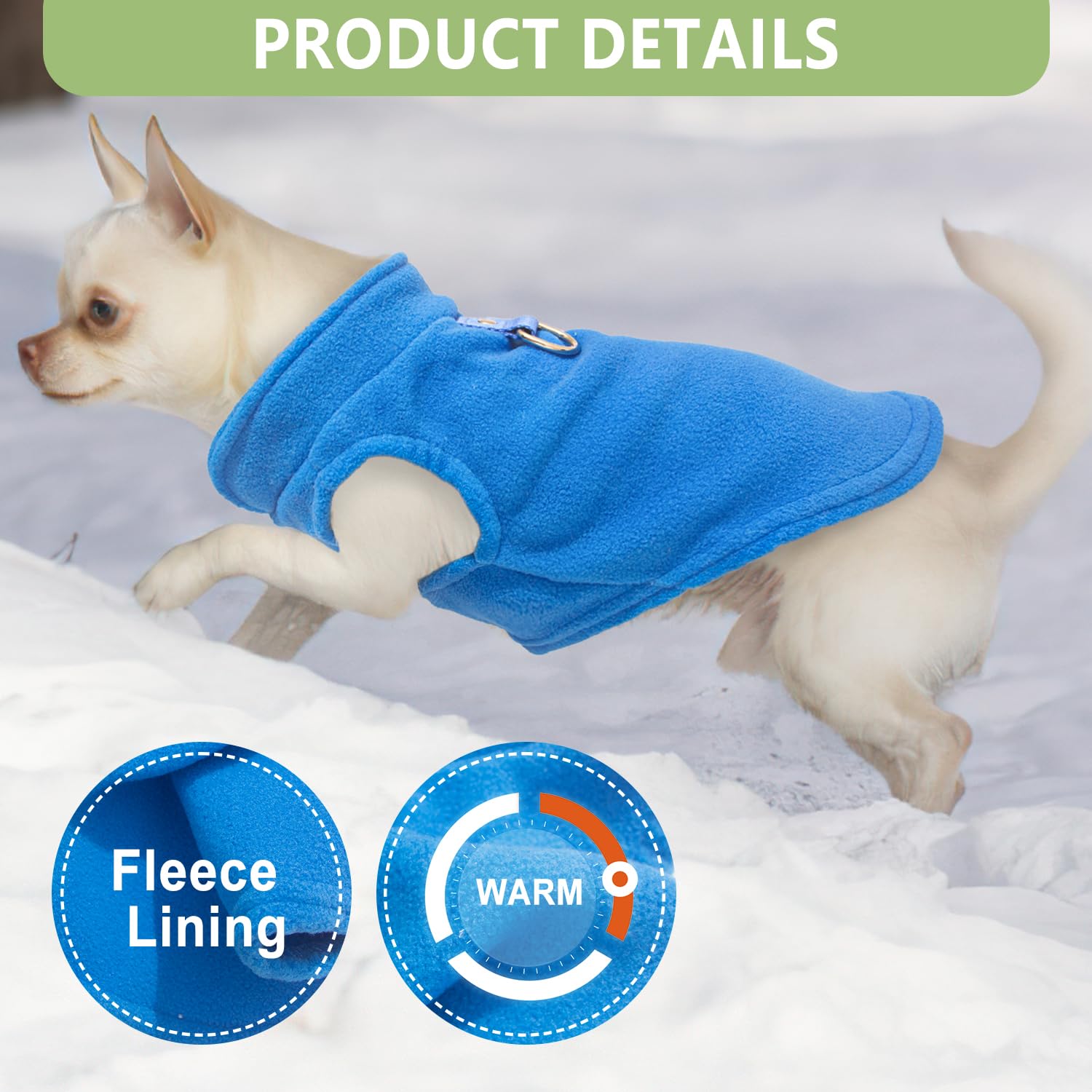 Generic chiot portant le pull facile à enfiler pour promenades rapides
