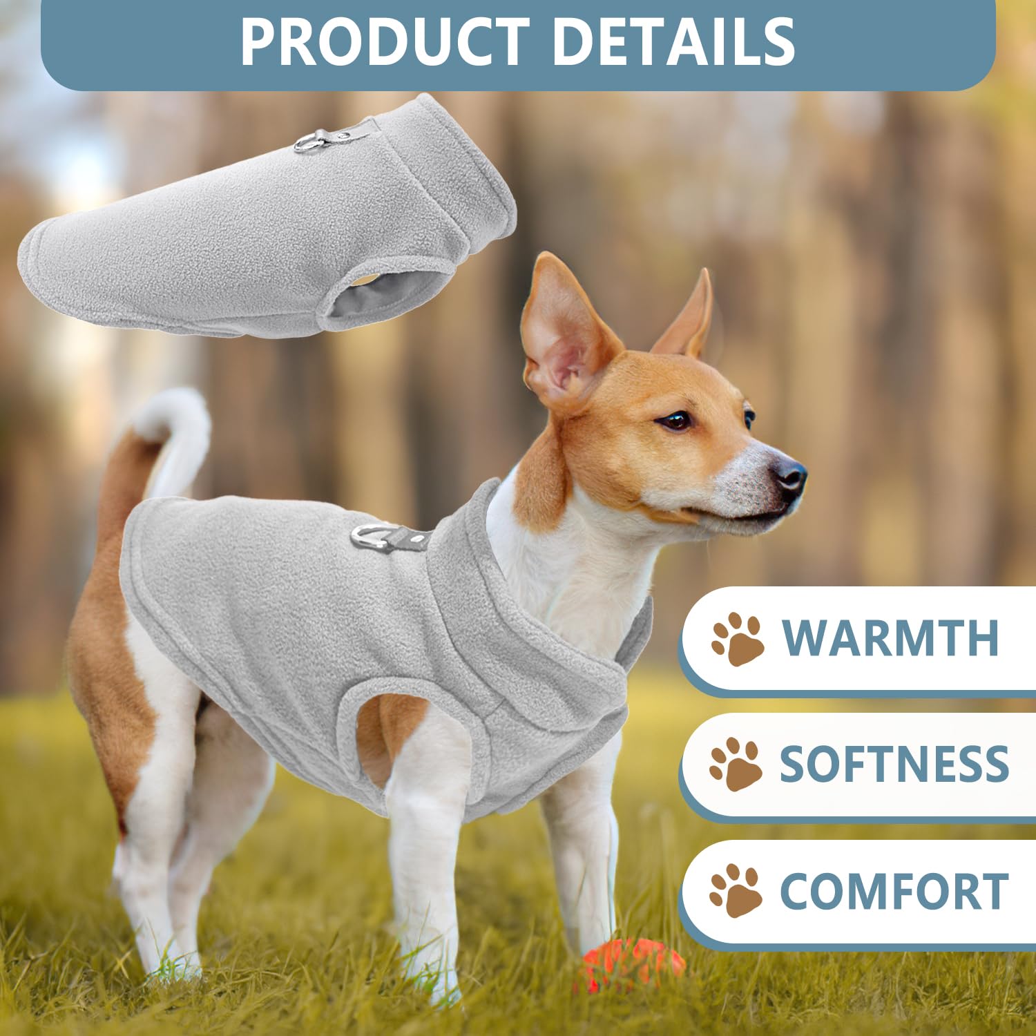 Generic pull porté par chihuahua, tenue confortable en promenade