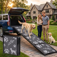 Generic rampe chien face avant montrant largeur 20" pour stabilité