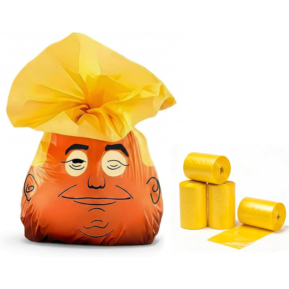 Generic sac emballage avant montrant 60 sacs et motif "The Most Presidential Ever", pratique