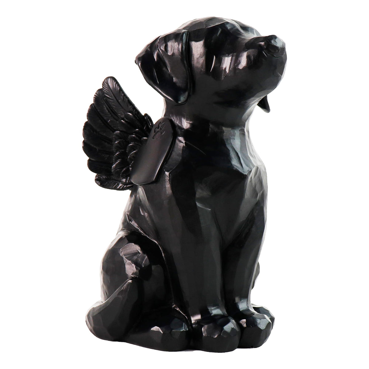 Generic urne pour chien face montrant l'ange, réconfort visuel et souvenir