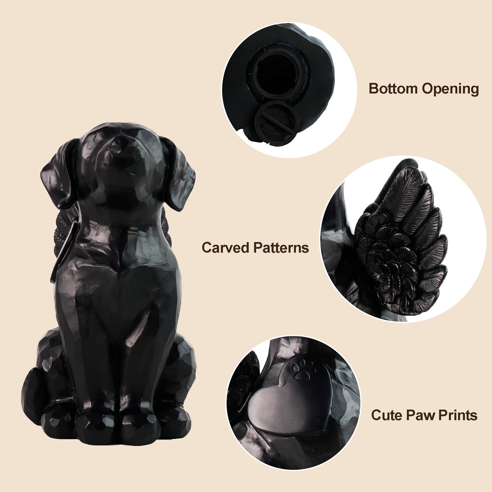 Generic urne pour chien sur table mémoire avec fleurs, création d'un autel personnel