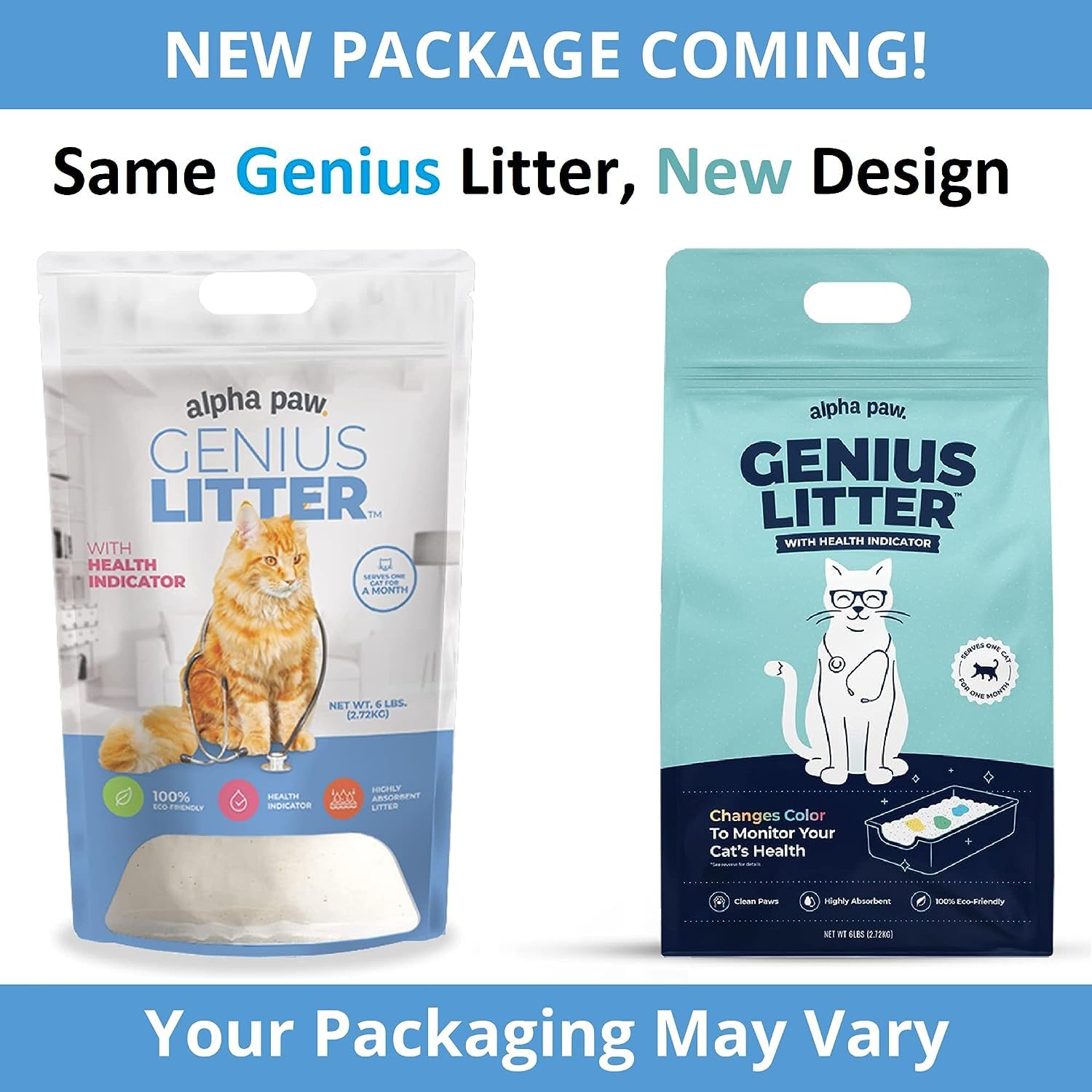Genius Litter comparaison poids mains montre légèreté et facilité transport