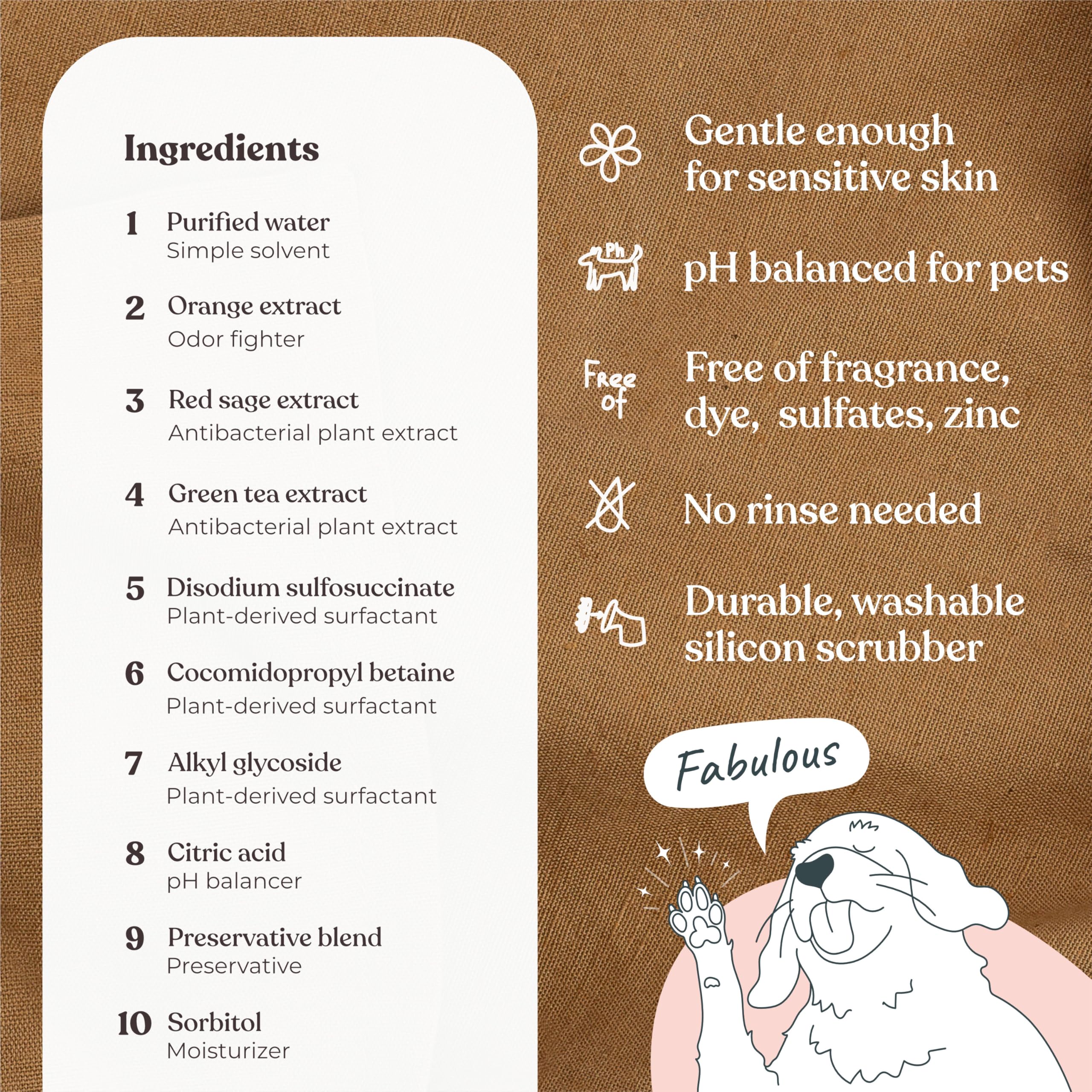Gentle Creatures brosse détachable en silicone pour un nettoyage efficace