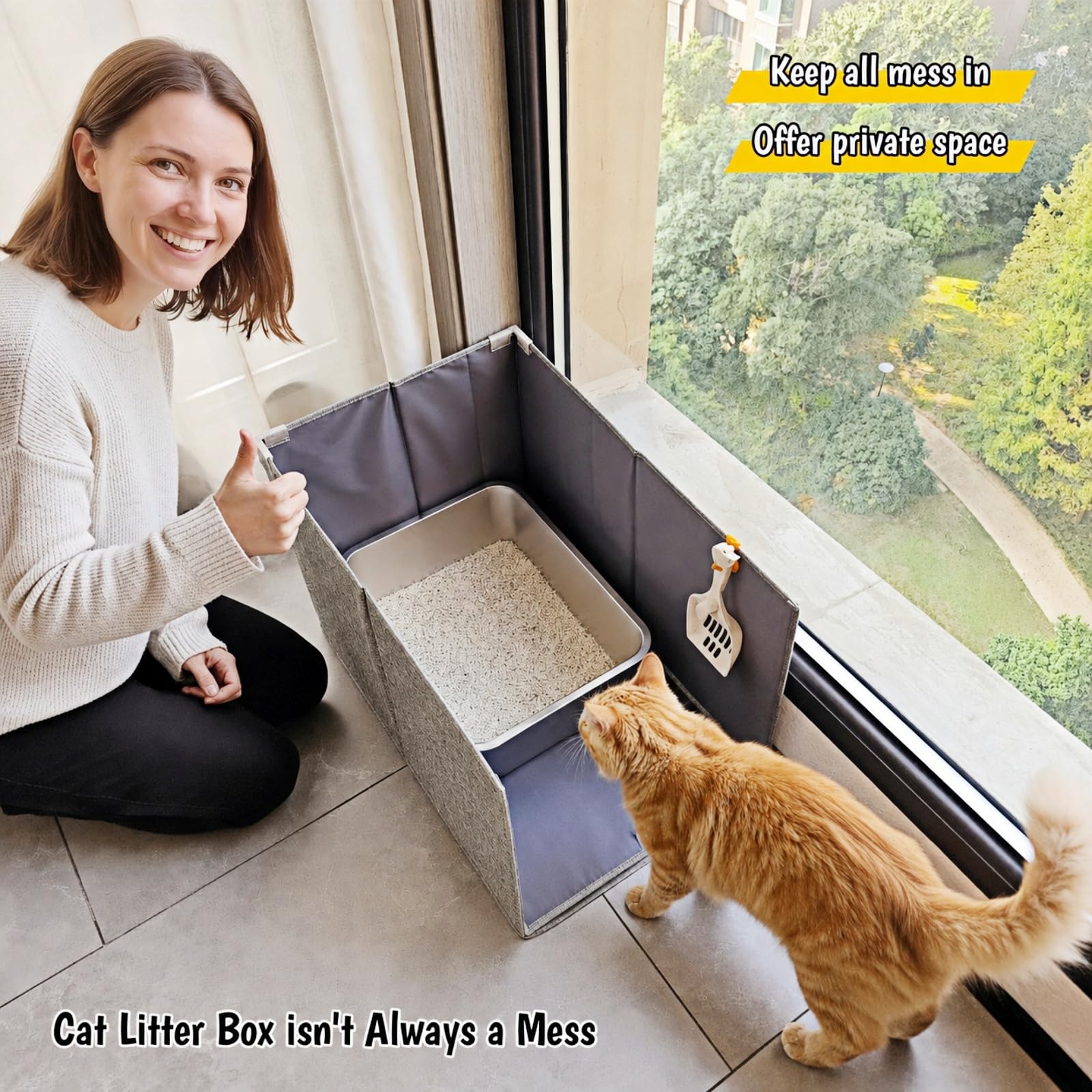 Gesomepurrz comparaison taille avec chat montre espace confortable