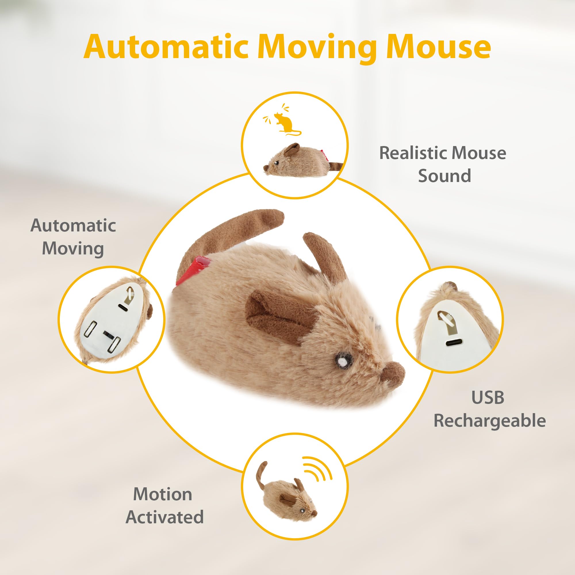 Gigwi gros plan sur la texture en peluche, sûr et non toxique pour chats